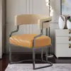 Silla de Comedor de Lujo Ligero para Uso en Casa, Sala de Estar, Sillón Sofá para Mahjong, Recepción de Hotel y Negociación, Juego de Mesa y Sillas Comerciales, Tocador, Específico para el Cliente