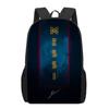 Mochila Messi Mundial de Fútbol Alrededores Mochila Escolar para Estudiantes Gran Capacidad Poliéster Mochila Reductora de Carga Bolsa para Computadora Dibujos Animados