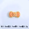 Brinquedo de Comida Simulada Sanduíche de Porco Biscoito Acessórios de Resina Atacado DIY Cola de Creme Presilha de Cabelo Buraco Sapato Capa de Celular