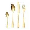 Cubiertos de Acero Inoxidable Transfronterizo de Amazon Cuchillo y Tenedor 1010 Cuchillo, Tenedor y Cuchara de Estilo Occidental Juego de 24 Piezas Cuchillo y Tenedor para Carne Caja de Regalo
