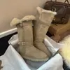 Primeiro Encontro Ji Duas Formas Botas de Neve Femininas 2026 Novo Estilo Inverno Sola Grossa Aveludado Espessado Botas Longas Quentes Neve Algodão