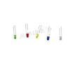 Diodos emisores de luz LED de 3 mm en caja, rojo, amarillo, verde, azul y blanco, 5 colores, un total de 500 para enviar la caja