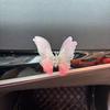 Saída de Ar Condicionado Borboleta Móvel Pequenos Enfeites Decoração de Console de Carro Decoração de Carro para Menina Borboleta Curativa