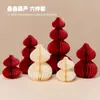 Enfeites de Cabaça de Ano Novo, Decorações para o Festival da Primavera e Dia de Ano Novo, Inauguração de Casa, Adereços para Fotos de Casamento, Origami em Favo de Mel, Decorações de Casamento