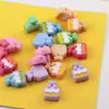 Cuento de Hadas Lindo Pastel Cereza Goteo de Aceite Acrílico Cuentas Sueltas DIY Material para Accesorios de Cabello Hechos a Mano