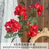 Flores Artificiais Vermelhas para Celebrações de Casamento, Flores Artificiais para Salões de Casamento, Decoração de Casa, Buquês Artificiais de Rosa, Enfeites de Flores de Seda