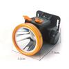 Luz LED de bateria de lítio transfronteiriça farol atacado carregamento ao ar livre pesca noturna camuflagem à prova d'água lanterna de cabeça super brilhante