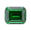 Huagang Gem Rectangular Biselado Coche Plano Combinación Multicolor Circonia Piedra Desnuda Color Esmeralda Anillos de Corte Lote