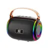 Altavoz Bluetooth portátil inalámbrico dv-1065 con iluminación ambiental, subwoofer, ranura para tarjeta, altavoz de escritorio, hecho a medida por el fabricante