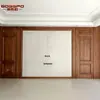 Paneles de Pared Pintados de Madera Maciza, Hechos a Medida para Toda la Casa, Pared de Fondo de Dormitorio, Procesados Según Planos, Paneles de Pared Pintados de Madera Maciza