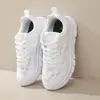 Zapatos Blancos Pequeños Moda Combinan con Todo Aliento de Primavera Transpirables Slip-on Zapatos de Mujer Ligeros Transpirables Zapatos Casuales Running Deportes Zapatos de Tabla