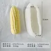 Molde de Jabón Hecho a Mano Simulación de Fruta Lichi Mangostán Durazno DIY Velas Squishy Jabón de Aceite Esencial Molde de Silicona