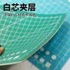 Pad de corte de color protección de doble cara escritorio antideslizante tablero de goma blanda papel para modelos hechos a mano tablero para tallado en madera y sellos de goma