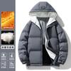 Pájaro carpintero nueva ropa acolchada de algodón con capucha para hombres y mujeres otoño e invierno ropa acolchada de algodón con grafeno grueso traje de pan grueso con forro polar a prueba de viento