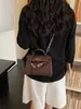 Bolsa Pequena Bolsa Feminina 2026 Novo Estilo Tendência Textura de Alta Qualidade Nicho Bolsa Quadrada Pequena Fashion Simples Versátil Bolsa de Ombro Transversal