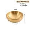 Tazón de Fideos Fríos Estilo Coreano 304, Tazón Dorado de Acero Inoxidable para Fideos Instantáneos Ramen, Tazón Grueso de Doble Capa para Mezclar Arroz, Tazón Grande para Sopa, Tazón para Fideos Vermicelli