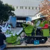 Máquina de Almacenamiento y Reciclaje Verde Qiancheng, Tipo Cosechadora y Alimentadora de Tallos de Girasol, Fabricante de Cosechadora con Malla de 45 mm