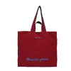 Nova Bolsa Tote de Lona Dupla Face, Bolsa de Ombro Jeans Casual de Grande Capacidade para Estudantes, Bolsa de Ombro Estilo Coreano Estilo Preguiçoso