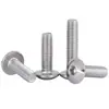 Tornillo de Acero Inoxidable 304 con Cabeza de Paraguas Grande y Hexágono Interior Tornillo de Acero Inoxidable con Cabeza Plana Grande y Hexágono Interior Tornillo para Muebles Tornillo de Cabeza de Champiñón