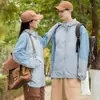 Jaqueta Protetora Solar de Seda de Gelo Nova 2026 para Homens, Verão Leve Respirável Esportes ao Ar Livre Jaqueta de Pele com Zíper, Estilo Casal