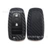 Funda de llave de fibra de carbono para Ford Focus Mondeo Sharp Mustang Escape Raptor Funda de llave de silicona