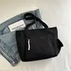 Bolsa de Ombro Feminina 2024 Nova Bolsa para Trabalho e Comutação Bolsa Tote de Grande Capacidade Bolsa de Veludo para Mamãe Estilo Coreano Tendência Bolsa de Compras