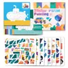 Puzzle de Figuras 3D con Pegatinas para Niños Transfronterizo Animal Coche Cognitivo Juego de Entrenamiento de Concentración con Puzzle de Pegatinas DIY