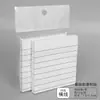 Adesivos criativos de papel kraft, simples e estilosos, com linhas horizontais, perfeitos para estudantes como notas de recompensa, podem ser rasgados e reutilizados várias vezes, material de papelaria