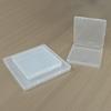 Caja Cuadrada de Plástico Transparente de 18 mm Caja Organizadora y de Almacenamiento para Tarjetas de Archivo Caja para Componentes Digitales Caja de Almacenamiento de Escritorio Almacenamiento