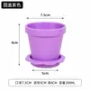 Material grueso transfronterizo DIY maceta planta suculenta creativa maceta florero pastel helado mousse taza taza de pulpa de madera