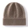 Gorro de cachemira, nuevo estilo otoño e invierno, unisex, moderno, casual, cálido, protector de orejas, a prueba de frío, gorro de punto