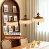 Lámpara de araña para restaurante estilo vintage con tres luces de color nogal, diseño creativo de gota de agua de iceberg, lámpara retro para mesa de comedor, mostrador de bar L669