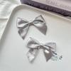 Personalizado Doce Cool Silver Bowknot Acessórios Hairpin Mobile Phone Shell Sapato Flor Acessórios DIY Acessórios Acessórios de Vestuário