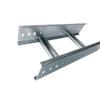 Puede ser procesado fabricantes personalizados escalera galvanizada fuego 200x 100 canalización metálica galvanizada por inmersión en caliente bandeja de cables tipo escalera