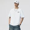 Camiseta de manga corta para hombre, marca de moda, informal, holgada, con cuello redondo, de algodón, sencilla, a la moda, para combinar con todo, 2024