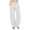 Ropa de mujer transfronteriza 2026 nuevo estilo europeo y americano Amazon eBay talla grande holgada algodón y lino casual pantalones largos para mujer