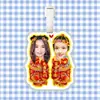 Etiqueta de equipaje Xu Jiaying Etiqueta anti-pérdida Etiqueta de tarjeta de embarque Maleta Colgante para mochila Merchandising de celebridades Mismo estilo