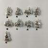 Aleación Plata Tibetana Zodiaco Pulsera Tobillera Colgante diy Hecho a Mano Cristal Pulsera Tobillera Cuentas Colgante Accesorios