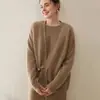 Chaqueta de Punto de Alta Gama Nueva Estilo de Lujo Simple Chinoiserie Cárdigan de Cachemira Pura para Mujer 2023 Nueva Ropa de Punto de Punto para Mujer