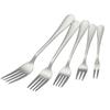 Suministro Directo de Fábrica Vajilla Creativa de Acero Inoxidable 410 Tenedor para Comida Occidental Cuchara para Bistec de Hotel Tenedor para Fruta Venta al por Mayor de Pastel de Luna