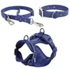 Collar de Perro de PVC Cuerda de Tracción para la Cintura Correa para el Pecho de Mascota Traje Transfronterizo Impermeable a Prueba de Suciedad Correa para Perro Envoltura Adhesiva Anti-mordeduras