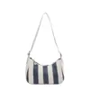 2026 Nuevo Bolso de Hombro Tejido a Rayas Estilo Coreano para Mujer, Bolso de Playa Colorido de Moda para Verano, Bolso Cruzado Versátil para el Día a Día