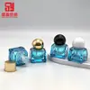 Producto Nuevo en Stock: Botella de Vidrio Cuadrada de Fondo Grueso de 10 ml para Perfume y Aceites Esenciales, Botella Pequeña Transparente de Vidrio para Sub-Embotellado