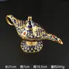 Aladdín Princesa Jasmine Nuevo Estilo Europeo Lámpara Mágica Metal Adorno de Decoración para el Hogar Regalo de Cumpleaños