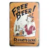 Letrero estilo retro vintage bar cerveza decoración del hogar pintura de hojalata decoración de pared europea y americana decoración de pared de hierro