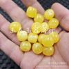 Fluorescente Flotante Agua Salada Abejas Artificiales Cera de Abeja Estilo Antiguo Cuentas Sueltas Amarillo Aceite de Pollo Blanco Flor Cera de Abeja Passepartout Pulsera Accesorios de Joyería