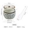 Tanque de óleo de porco de estilo japonês cerâmica resistente a altas temperaturas pimenta combinação pimentão terno de cozinha doméstico tempero frasco de sal
