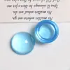 Zhen Tu Versão Coreana Gelatina Transparente Tipo Vidro Redonda Resina Meio Comprimido Patch Brincos DIY Acessórios de Cabelo Femininos Capa de Celular