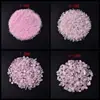 Pulsera Desmagnetizadora de Grava de Cuarzo Rosa Natural Piedra Desmagnetizadora Decoración para Acuario Piedra Ofrenda a Buda Mandala Pintura de Porcelana de Cristal Envío Gratis
