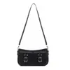 Bolso Cuadrado Pequeño Transfronterizo Fresco de Moda para Mujer, Nuevo Estilo Verano 2026, Bolso de Hombro con Remaches Texturizados, Bolso Versátil para Debajo del Brazo